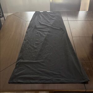 SHEIN Black Maxi Skirt - Floor-Length Simple Silhouette